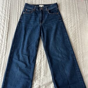 H&M Dark Blue Flare Women's Jeans